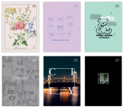 Zeszyt A4 Interdruk 60-kartkowy w kratkę - różne wzory okładek