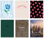 Zeszyt A4 Interdruk 80-kartkowy w szerokie linie - różne wzory okładek