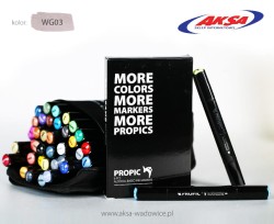 Marker alkoholowy dwustronny Renesans PROPIC - kolor: WG03