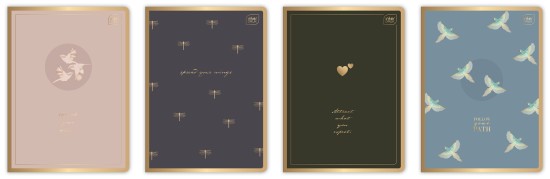 Zeszyt A5 60 # Metallic Satin Gold 5902277294210.jpg