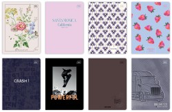 Zeszyt A5 Interdruk 60-kartkowy w szerokie linie - różne wzory okładek