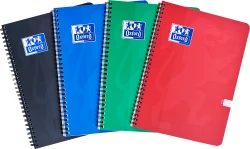 Kołozeszyt A4 Oxford Esse 50-kartkowy w kratkę - różne kolory okładek