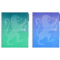 Kołozeszyt / Projectbook z przekładkami A4 Oxford Gradient 80-kartkowy w kratkę - różne kolory okładek