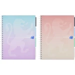 Kołozeszyt / Projectbook z przekładkami B5 Oxford Gradient 80-kartkowy w kratkę - różne kolory okładek