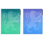 Kołozeszyt / Projectbook z przekładkami B5 Oxford Gradient 80-kartkowy w kratkę - różne kolory okładek