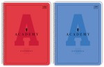 Kołozeszyt A5 Interdruk Academy Hybrid 80-kartkowy w kratkę - różne kolory okładek