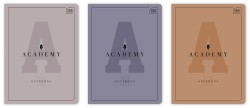 Zeszyt A4 Interdruk Academy 60 kartkowy w kratkę - różne kolory