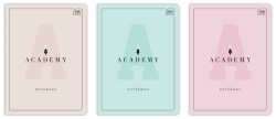 Zeszyt A4 Interdruk Academy Pastel 60 kartkowy w kratkę - różne kolory