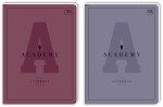 Brulion A4 Interdruk Academy 96 kartkowy w kratkę w twardej oprawie - różne kolory