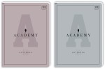 Brulion A4 Interdruk Academy 96 kartkowy w linie w twardej oprawie - różne kolory