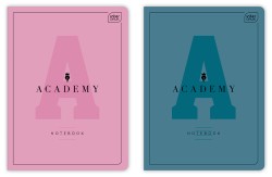 Zeszyt A4 Interdruk Academy Hybrid 60 kartkowy w szerokie linie - różne kolory okładek