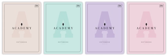 Zeszyt A5 60 # Academy Pastel 5902277299208.jpg