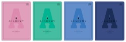 Zeszyt A5 Interdruk Academy Hybrid 60 kartkowy w kratkę - różne kolory okładek