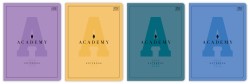 Zeszyt A5 Interdruk Academy Hybrid 32 kartkowy w kratkę - różne kolory okładek
