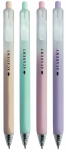 Długopis olejowy automatyczny Interdruk Academy Light Pastel - NIEBIESKI - różne kolory obudowy