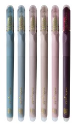 Długopis wymazywalny (ścieralny) Interdruk Satin Gold - NIEBIESKI - różne kolory obudowy