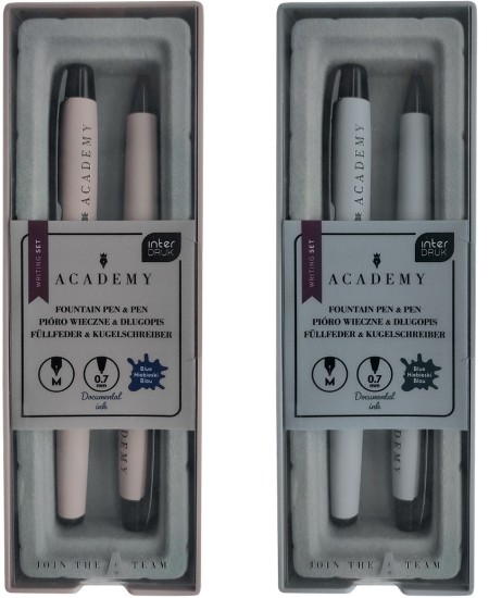 Zestaw pioro wieczne + długopis w etui Academy 5902277362612.jpg