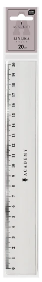 Linijka plastikowa 20 cm Academy 5902277346001.jpg