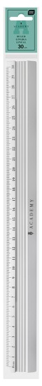Linijka aluminiowa 30 cm Academy 5902277367556.jpg
