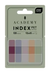 Zakładki indeksujące Interdruk PET proste w podajniku Academy Smart 12 x 45 mm - 5 kolorów - 125 sztuk