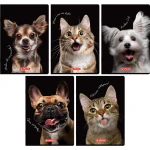 Zeszyt A5 Herlitz Crazy Animal 60-kartkowy w szerokie linie - różne wzory okładek