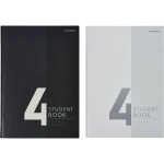 Zeszyt B5 z registrami TOP 2000 Student Book 80-kartkowy w kratkę - różne kolory okładek