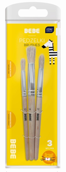 Pedzelki drewniane jumbo 3 szt. BEBE Kids 5902277345882.jpg
