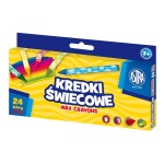 Kredki świecowe (woskowe) ASTRA - 24 kolory