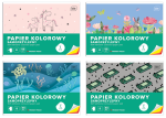 Papier kolorowy samoprzylepny A4 Interdruk - 8 kartek