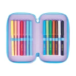 piórnik trzykomorowy herlitz z wyposażeniem little monster_f3.webp