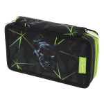 Piórnik szkolny z wyposażeniem dwukomorowy Herlitz Wild Life