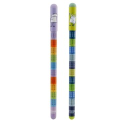 Długopis wymazywalny Happy Color Tabliczka Mnożenia niebieski - różne wzory