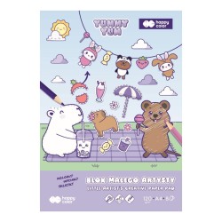 Kolorowanka dla dzieci Happy Color Blok Małego Artysty A4 - Yummy Yum