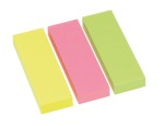 Zakładki indeksujące iNFO 25 x 75mm neon - 3 kolory - 300 sztuk