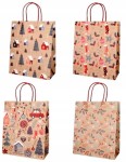 Torebka prezentowa świąteczna Incood Kraft 26 x 32 x 12 cm - różne wzory