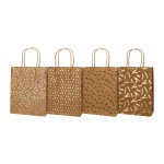 Torebka prezentowa świąteczna Incood Kraft 26 x 32 x 12 cm - różne wzory