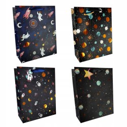 Torebka prezentowa Incood Kosmos 26 x 32 x 10 cm - różne wzory