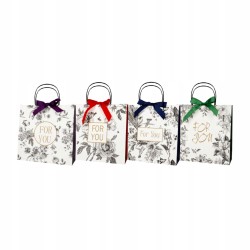 Torebka prezentowa z kokardą Incood 34 x 34 x 12 cm - różne wzory