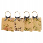 Torebka prezentowa z kokardą Incood Kraft 28 x 28 x 10 cm - różne wzory