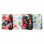 Torebka prezentowa z rzepem Incood Kolibry 19 x 27 x 9 cm - różne wzory