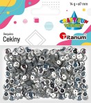 Cekiny Titanum Craft-Fun Series 7 mm 14g - srebrne