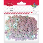 Konfetti Titanum Craft-Fun Series - 10mm 30g - perłowe gwiazdki