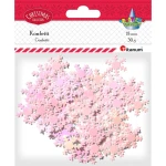 Konfetti Titanum Craft-Fun Series - 20mm 30g - perłowe płatki śniegu