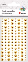 Perełki samoprzylepne Craft-Fun Series ∅6/5/4/3mm - 120 sztuk - złote