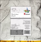 Folia ozdobna do złoceń Titanum 14x14 cm 10 arkuszy - srebrna