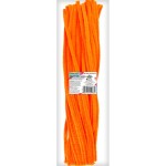 Druciki kreatywne Craft-Fun Series 30 cm - 50 sztuk - POMARAŃCZOWE NEONOWE