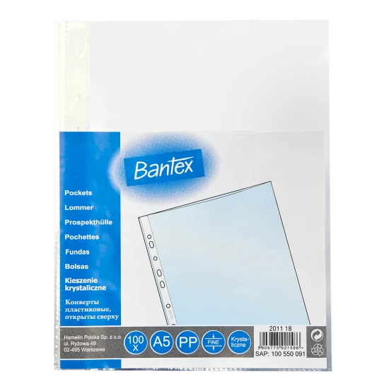 koszulki krystaliczne a5 bantex.webp