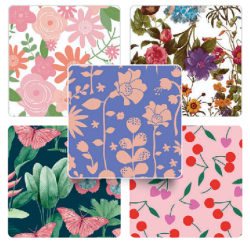 Papier ozdobny do pakowania - mix wzorów 200 x 70 cm