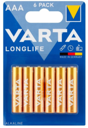 Baterie alkaliczne VARTA LongLife AAA - 6 sztuk