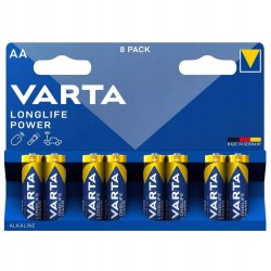 Baterie alkaliczne VARTA LongLife Power AA - 8 sztuk